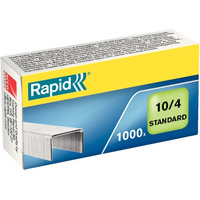 Zszywki Rapid Standard 10/4 1M, 1000 szt., 24862900