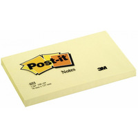 Bloczek samoprzylepny POST-IT (655), 127x76mm, 1x100 kart., ty