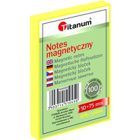 Notes elektrostatyczny 50x75mm 100k mix kolorw 456958 TITANUM bloczek