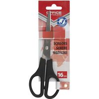 Nożyczki biurowe 16 cm czarne OFFICE 18251611-05