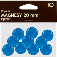 Magnes 20mm GRAND, niebieskie, 10 szt 130-1690