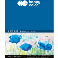 Blok akwarelowy, ART, A5, 10 ark, 250g, Happy Color HA 3725 1520-A10