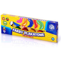 Farby plakatowe Astra 12 kolorw - 10 ml, 83115902