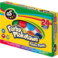 Farby plakatowe AS 24 kolory - 20 ml, 301219005