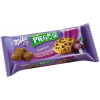 Ciastka MILKA Pieguski 135g Czekolada i rodzynki CHOCO COOKIE RAISINS