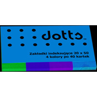 Zakadka indeksujca DOTTS 20x50 4x40kartek brilliant (NSP20/50/D)