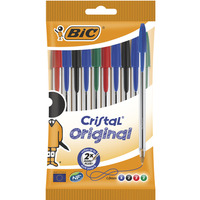 Dugopis BIC Cristal Original mix AST, blister 10szt, 830865