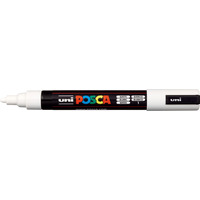 Marker z tuszem pigmentowym PC-5M biay POSCA UNPC5M/DBI