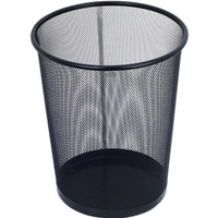 Kosz na papier siatka 19l czarny GRAND 120-1332
