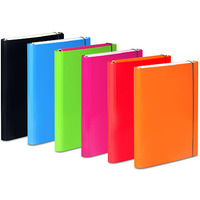 Teczka skrzydłowa z gumką DUO COLOURS VAUPE, DUO/360/00 mix kolorów