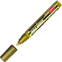 Marker kredowy, kocwka okrga 4, 5mm, 8g tuszu zoty TO-292 Toma