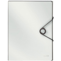 Teczka z gumką PP LEITZ SOLID 30mm biała 45681001