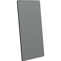 Tablica suchościeralna/ogłoszeniowa do systemu mobilnego Move&Meet, wykończenie czarne Nobo 1915562