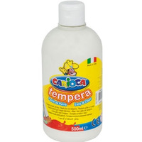 Farba tempera 500 ml, biaa CARIOCA 170-2353/170-2648