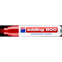 Marker E-800 EDDING czerwony końcówka ścięta 12 mm (X)