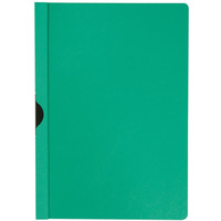 Skoroszyt Q-CONNECT z metalowym klipsem, PP, A4, 200/350mikr., zielony