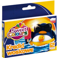 Kredki woskowe 12kol.KOMA-PLAS 5906643001327