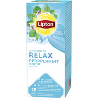 Herbata LIPTON PEPERMINT CLASSIC RELAX 25kopert foliowych, zioowa