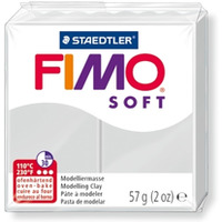 Kostka FIMO soft 57g, jasno szary, masa termoutwardzalna, Staedtler S 8020-80