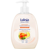 LUKSJA Mydo w pynie z dozownikiem 500 ml Peach&White Tea