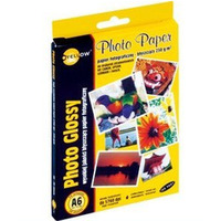 Papier fotograficzny byszczcy 4G230, 230 g/m, A6 20 arkuszy YELLOW ONE 150-1182