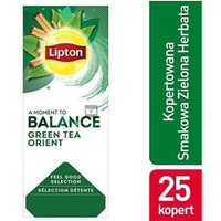 Herbata LIPTON BALANCE Green Tea Orient (25 kopert fol.)