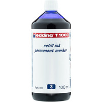Tusz do markerów permanentnych 1000 ml niebieski EDDING T1000/003/N