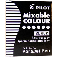 Naboje PARALLEL czarne IC-P3-S6-B PILOT