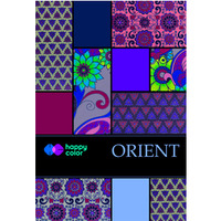 Blok effect ORIENT, 20x29cm, 170-220g/m2, 10 ark, 5 motyw., Happy Color HA 7717 2029-OR