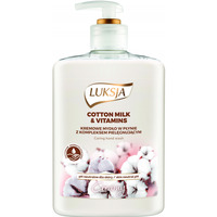 LUKSJA Mydo w pynie z dozownikiem 500 ml COTTON MILK&VITAM 8872