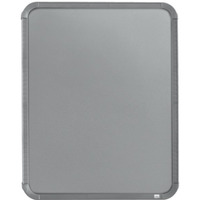 Magnetyczna tabliczka suchościeralna Nobo 280x360mm, srebrna QB05442CD