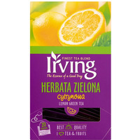 Herbata IRVING cytrynowa 20 kopert 1, 5g zielona