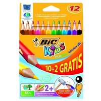 Kredki owkowe BIC Kids Evolution Triangle ECOlutions 10+2kol, 8871462