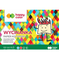 Blok Wycinanka, A4, 10 ark, 100 g, Happy Color HA 3710 2030-A10