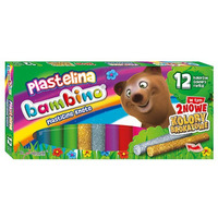 Plastelina BAMBINO 12 kolorw St.Majewski