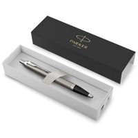 Długopis (niebieski) PARKER IM ESSENTIAL STAINLESS STEEL CT 2143631, giftbox