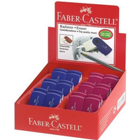 Gumka SLEEVE mini czer/nieb FC182411 FABER CASTELL (X)