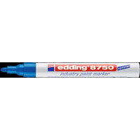 Marker lakierowy przemysłowy okrągła końcówka 2-4 mm niebieski Edding 8750/003/N