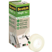 Taśma biurowa SCOTCH Magic Greener Choice (900-1933-9), matowa, 19mm, 33m, 9szt