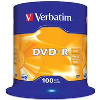 Pyta DVD-R VERBATIM CAKE(100) Matt Silver 4.7GB x16 43549