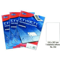 Etykiety samoprzylepne No. 032 210x297 mm GRAND 150-1059