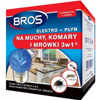 BROS elektryczny + pyn na komary, muchy i mrwki