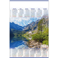 Kalendarz Plakatowy B-1, P01 - MORSKIE OKO 2024 TELEGRAPH