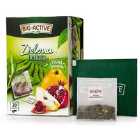 Herbata BIG-ACTIVE PIGWA-GRANAT zielona 20 kopert/34g