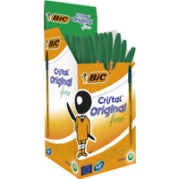 D�ugopis BIC Cristal Original Fine zielony, 872729