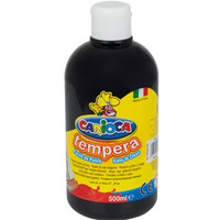 Farba tempera 500 ml, czarna CARIOCA 170-2358/170-2649