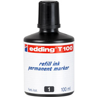 Tusz do markerów pernamentnych 100ml.czarny EDDING T100/001/C (X)