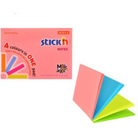 Bloczek STICKN MAGIC PAD 76x101mm neon mix kolorw 21572