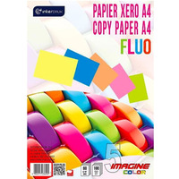 Papier xero A4 100 5kolorw pastel INTERDRUK 6487