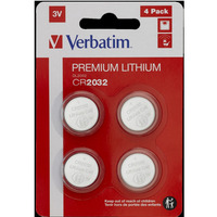 Baterie VERBATIM LITHIUM CR2032 3V BLISTER 4szt. 49533